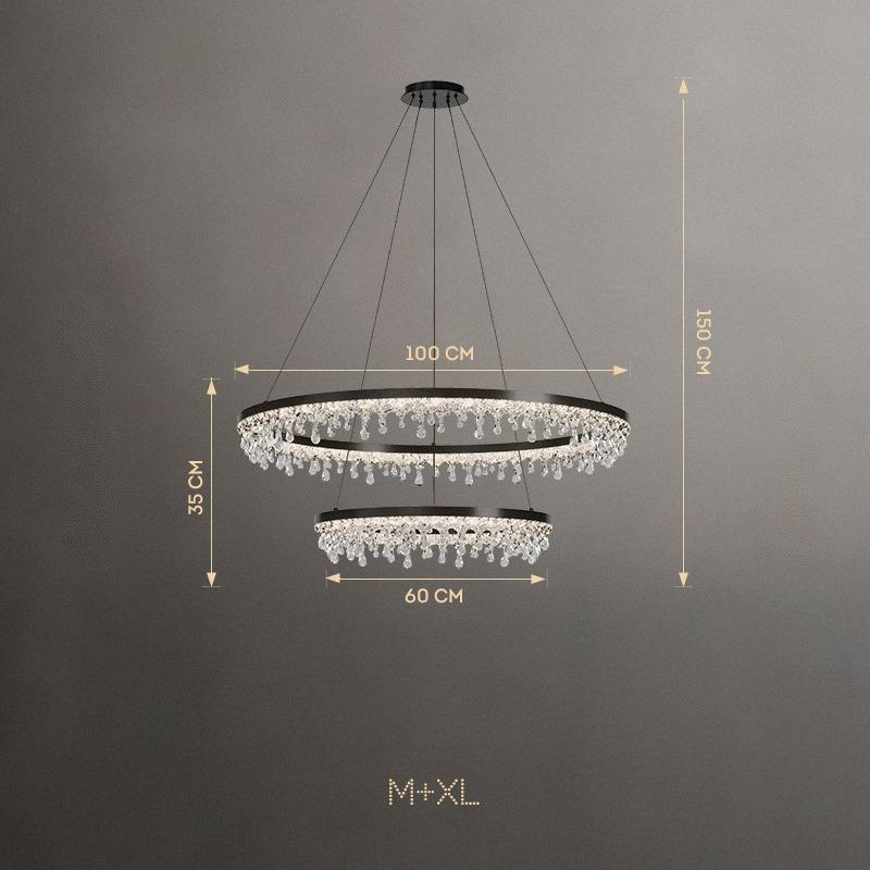ANDRUS Ring Chandelier by Lampadom - detail view