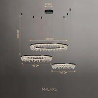 ANDRUS Ring Chandelier by Lampadom - angle view