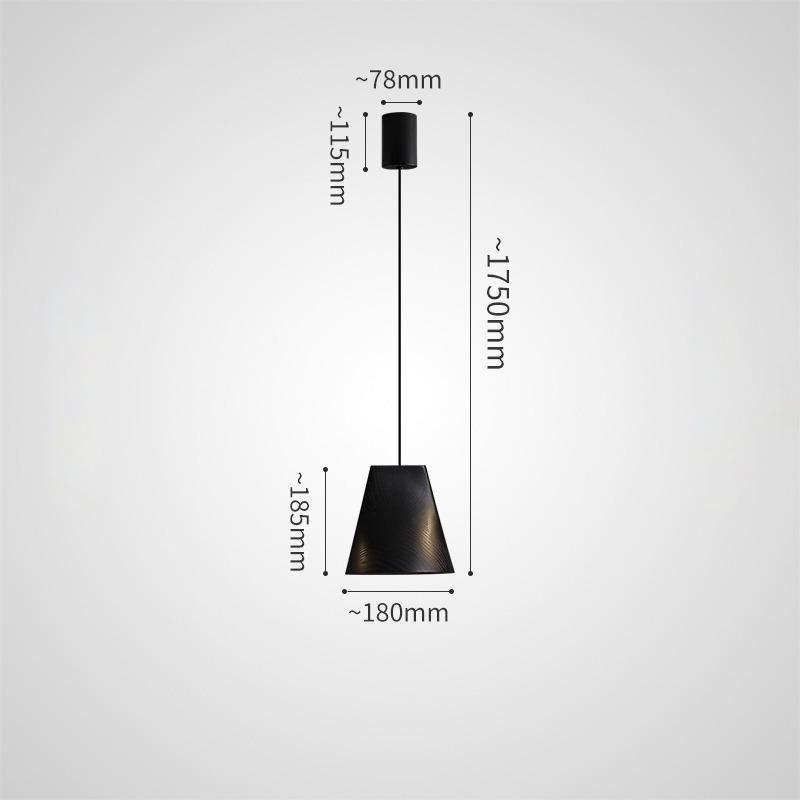 ANGE Pendant by Lampadom - side view