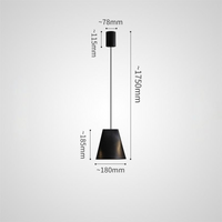 ANGE Pendant by Lampadom - side view