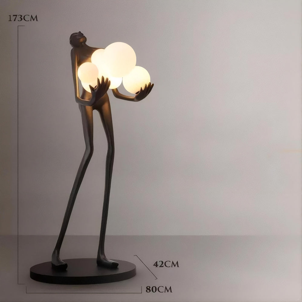 ANGEL Floor Lamp by Lampadom - scale reference