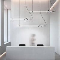 DELIA Linear Chandelier by Lampadom - ambient shot