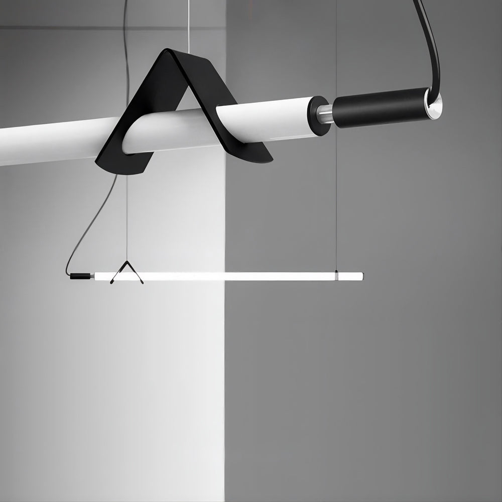 DELIA Linear Chandelier by Lampadom - top view