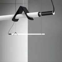 DELIA Linear Chandelier by Lampadom - top view