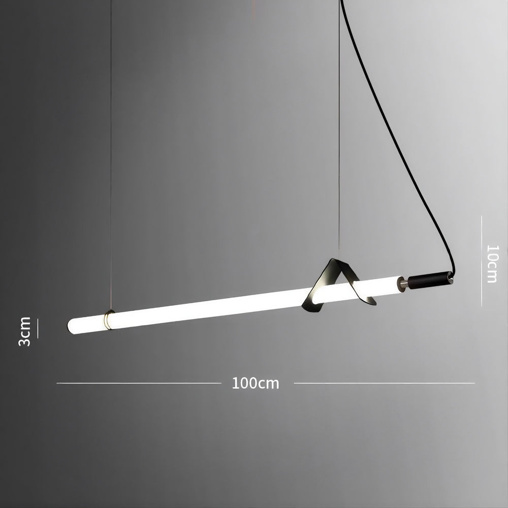 DELIA Linear Chandelier by Lampadom - detail view