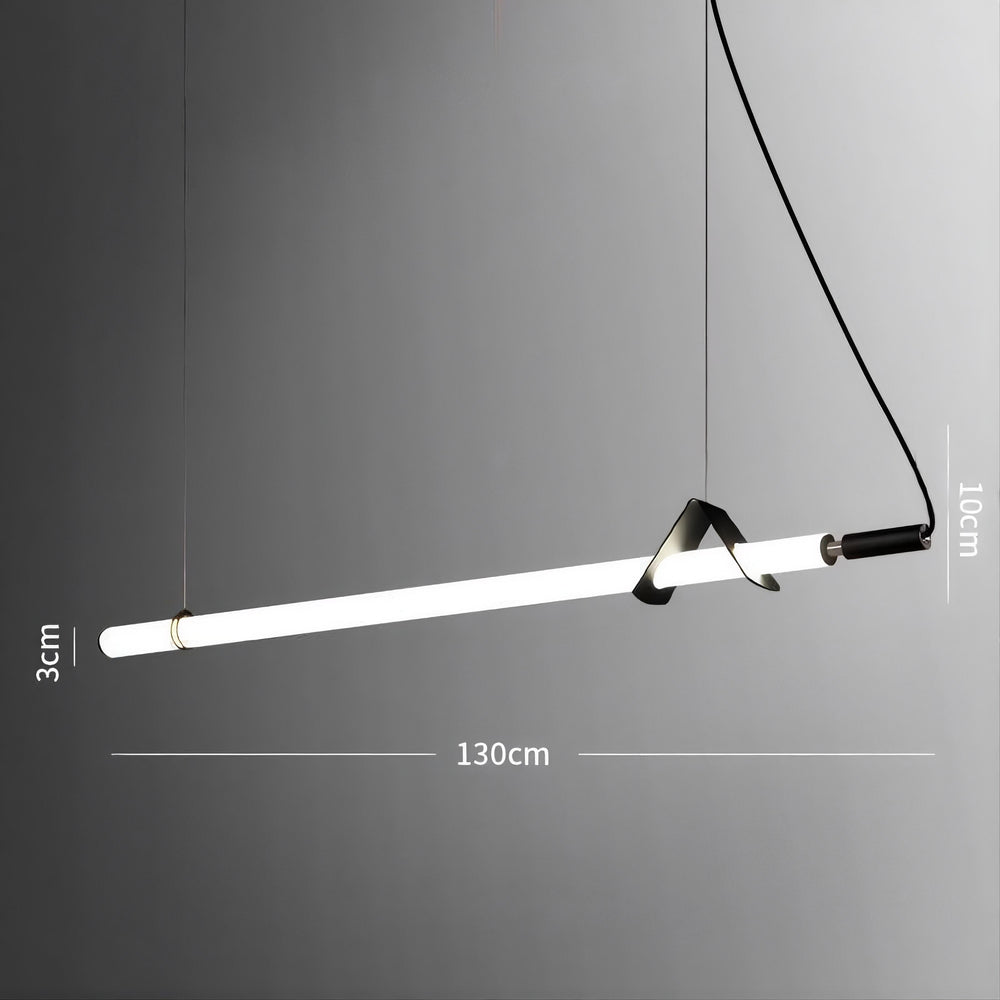 DELIA Linear Chandelier by Lampadom - scale reference