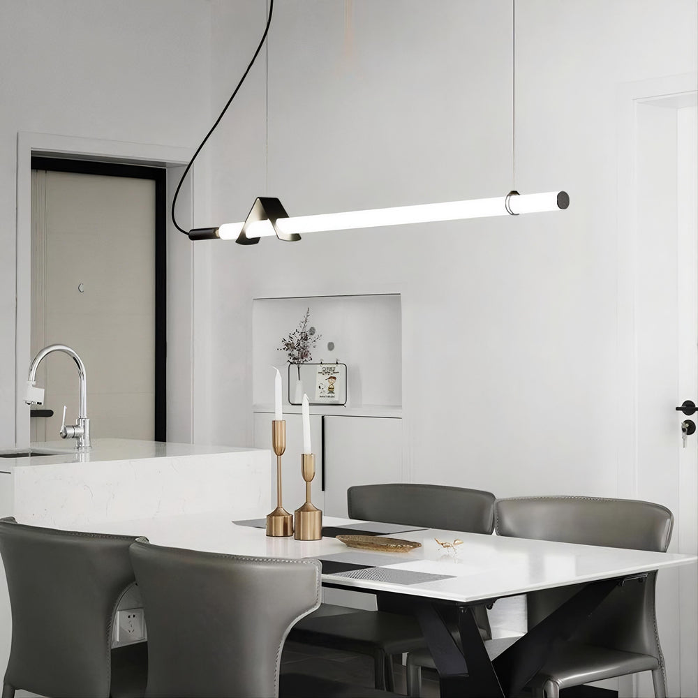 DELIA Linear Chandelier by Lampadom - detail view