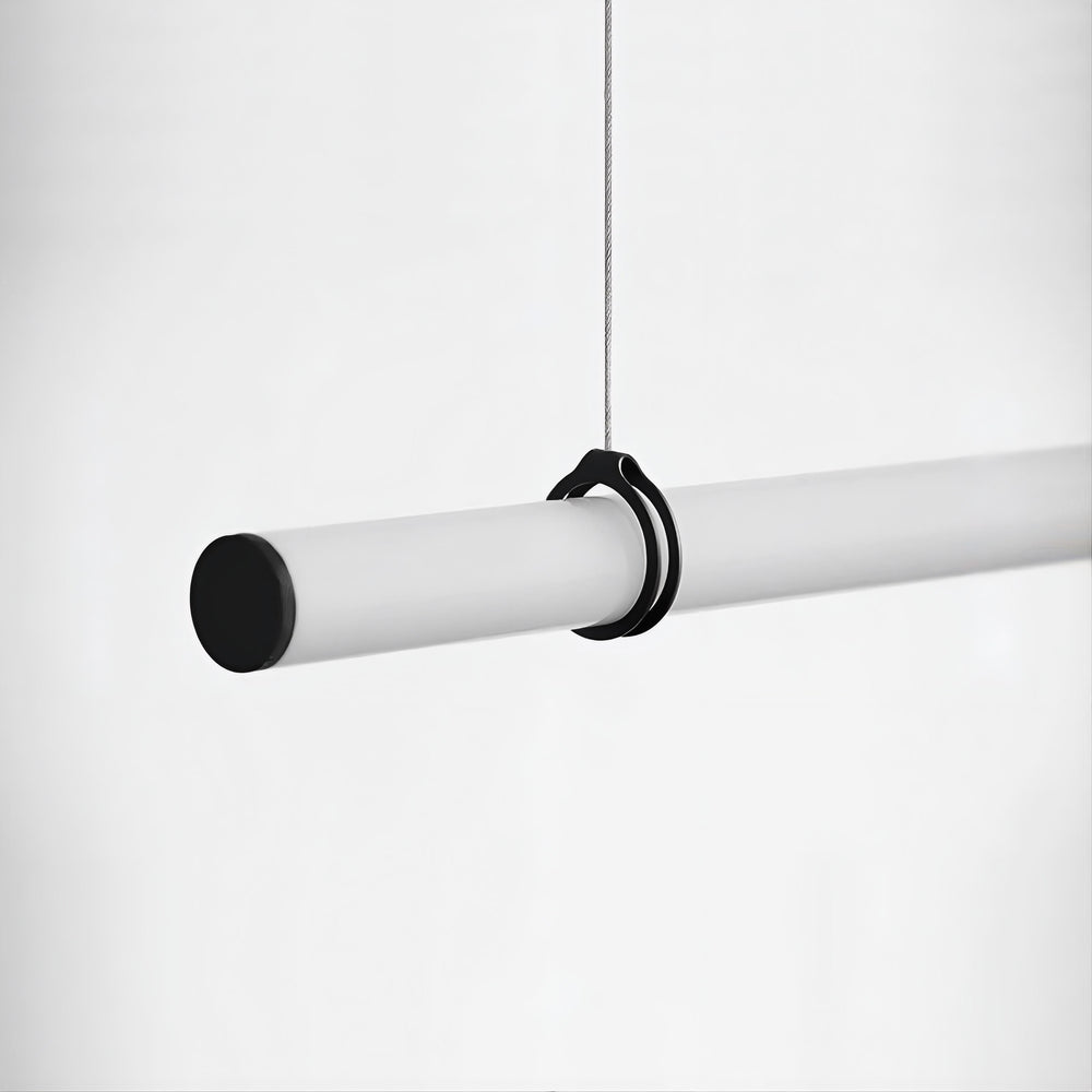 DELIA Linear Chandelier by Lampadom - side view
