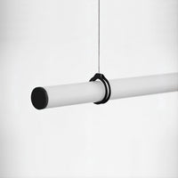 DELIA Linear Chandelier by Lampadom - side view