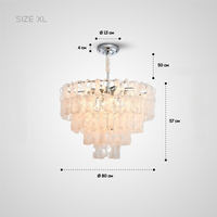 ANTERO Chandelier by Lampadom - side view