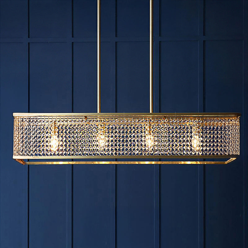 ARCTUR Linear Chandelier by Lampadom - detail view