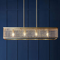 ARCTUR Linear Chandelier by Lampadom - detail view