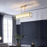 ARCTUR Linear Chandelier by Lampadom - side view