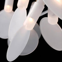 LEAVES LUX Ring Chandelier by Lampadom - side view