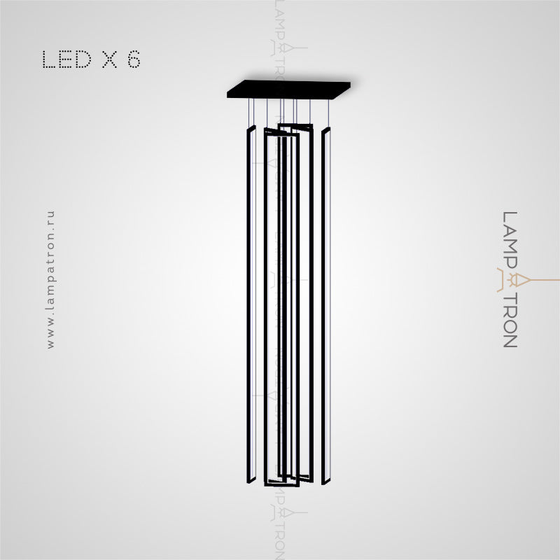 ARISAIG Pendant by Lampadom - side view