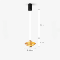 ARNOR Pendant by Lampadom - top view