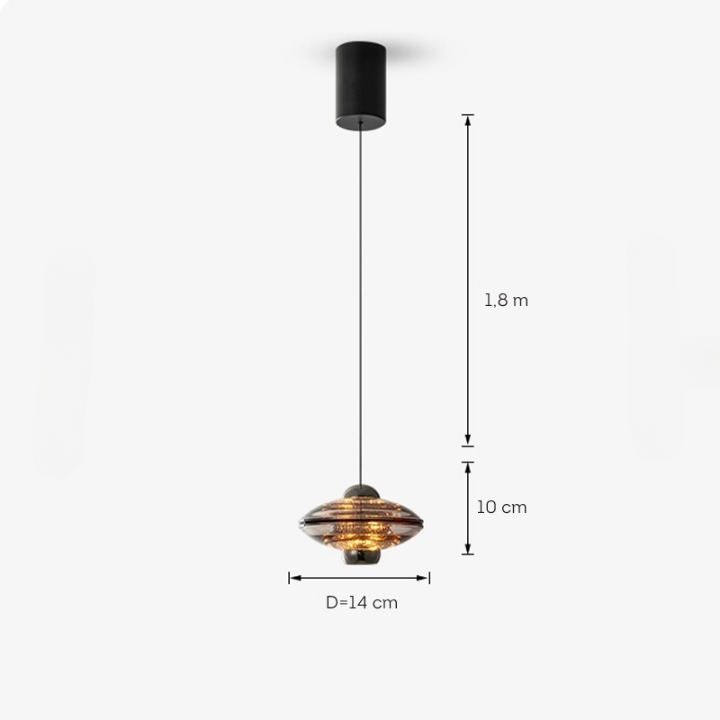 ARNOR Pendant by Lampadom - angle view
