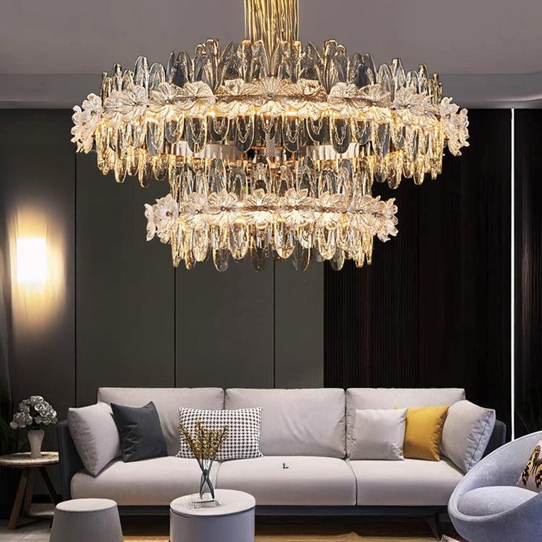 ARSI Chandelier by Lampadom - side view