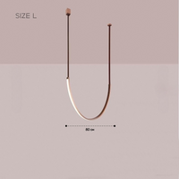 ASGEIR Pendant by Lampadom - side view