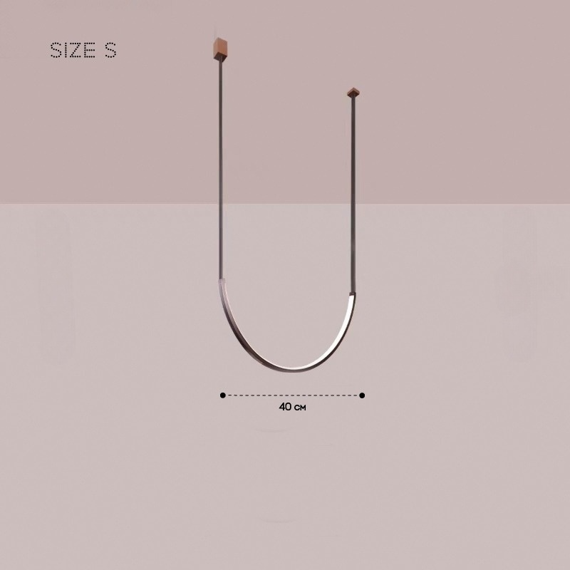 ASGEIR Pendant by Lampadom - side view