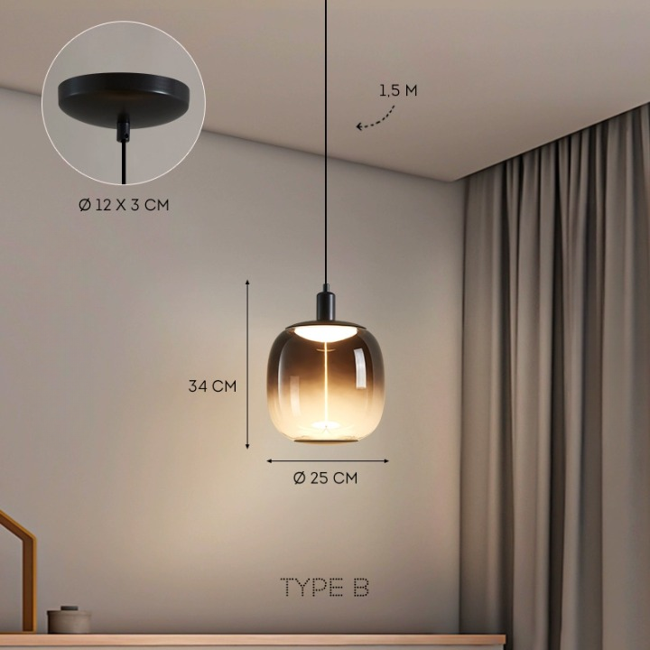 ASMUS Pendant by Lampadom - ambient shot