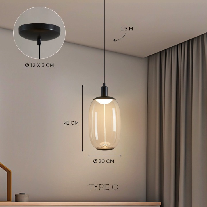 ASMUS Pendant by Lampadom - top view