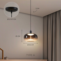 ASMUS Pendant by Lampadom - angle view