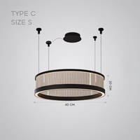 ATARI NUOVO Chandelier by Lampadom - scale reference