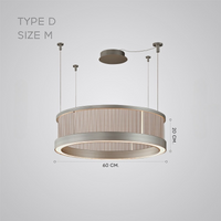 ATARI NUOVO Chandelier by Lampadom - scale reference