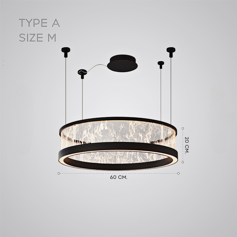 ATARI NUOVO Chandelier by Lampadom - top view