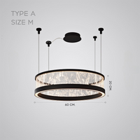 ATARI NUOVO Chandelier by Lampadom - top view