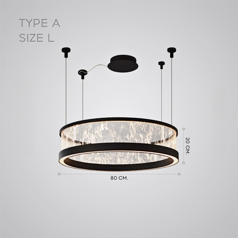 ATARI NUOVO Chandelier by Lampadom - ambient shot