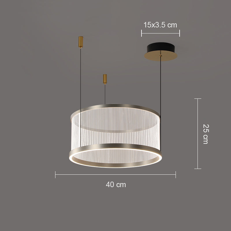 ATARI Ring Chandelier by Lampadom - side view