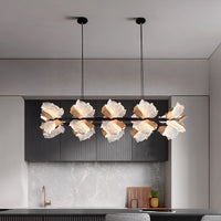 AUBREY Linear Chandelier by Lampadom - side view