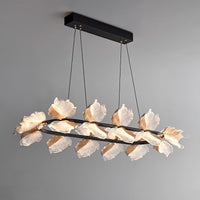 AUBREY Linear Chandelier by Lampadom - close-up