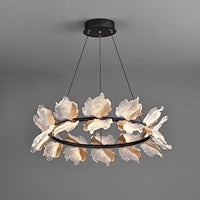 AUBREY Ring Chandelier by Lampadom - side view