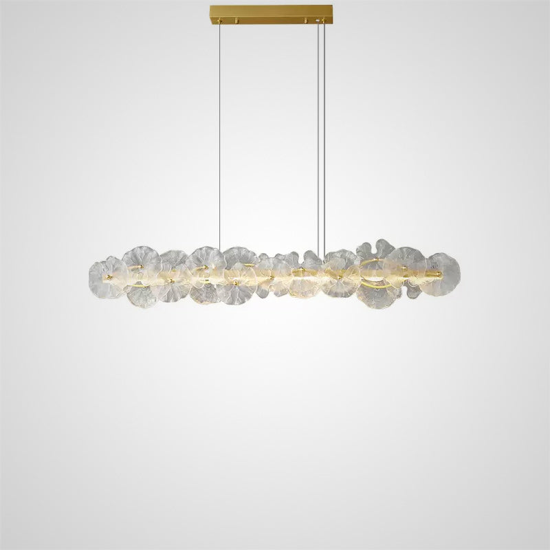 AURELIUS Linear Chandelier by Lampadom - close-up