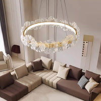 AURELIUS Ring Chandelier by Lampadom - top view