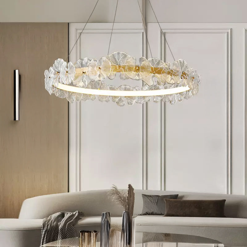 AURELIUS Ring Chandelier by Lampadom - close-up