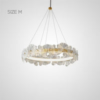 AURELIUS Ring Chandelier by Lampadom - side view