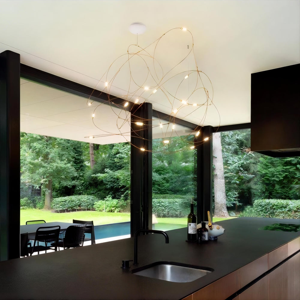 AVALANCHE Chandelier by Lampadom - angle view