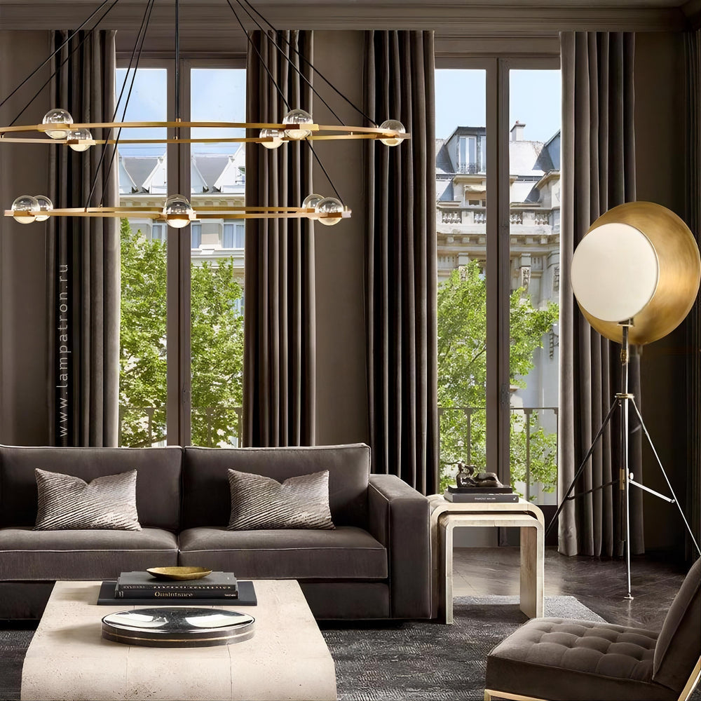 AVANT Ring Chandelier by Lampadom - side view