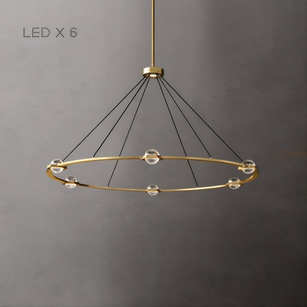 AVANT Ring Chandelier by Lampadom - ambient shot