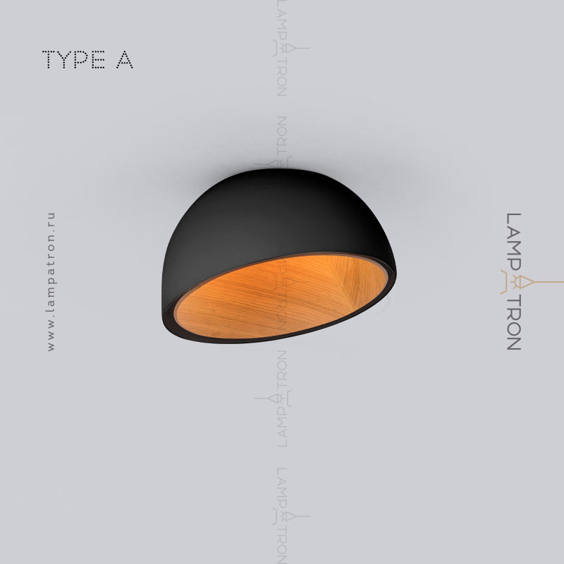 BARA Ceiling Chandelier by Lampadom - top view