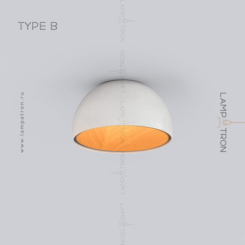 BARA Ceiling Chandelier by Lampadom - scale reference