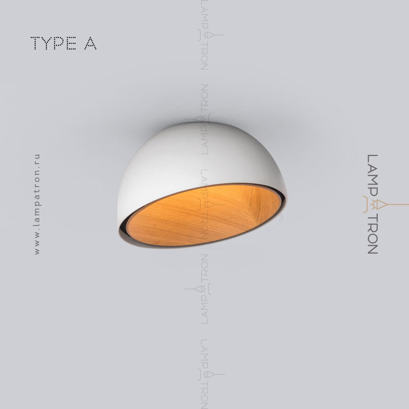 BARA Ceiling Chandelier by Lampadom - side view