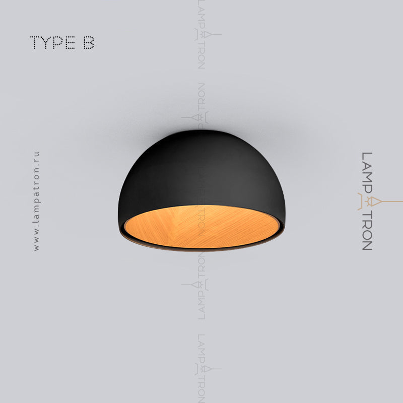 BARA Ceiling Chandelier by Lampadom - close-up
