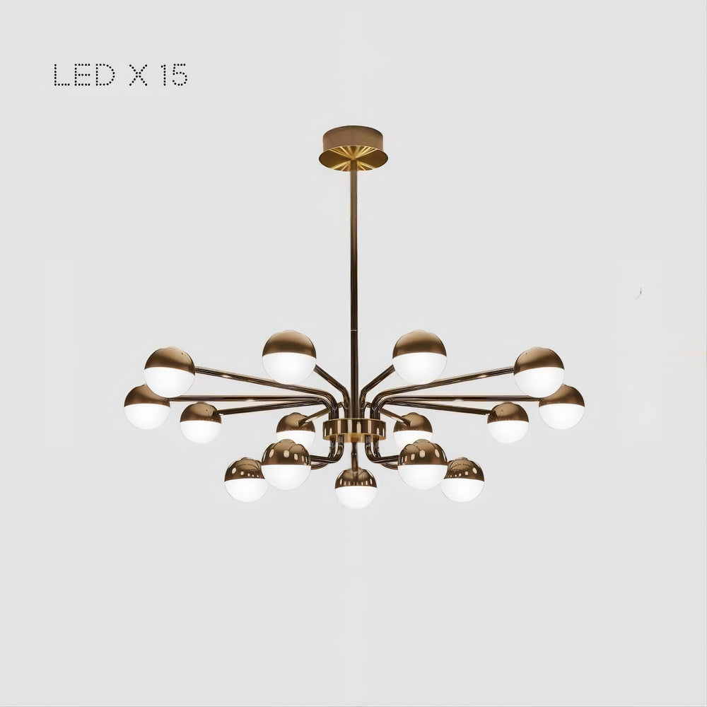 BARCELONA Chandelier by Lampadom - side view