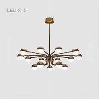 BARCELONA Chandelier by Lampadom - side view