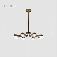 BARCELONA Chandelier by Lampadom - angle view